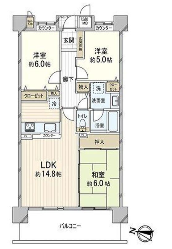 間取り：328000661036