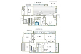三鷹市大沢の中古戸建ての間取り