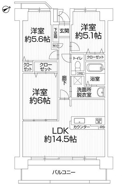 間取り：334000262120