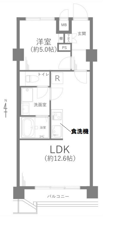間取図です