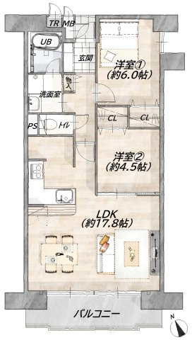 間取り：326000271068