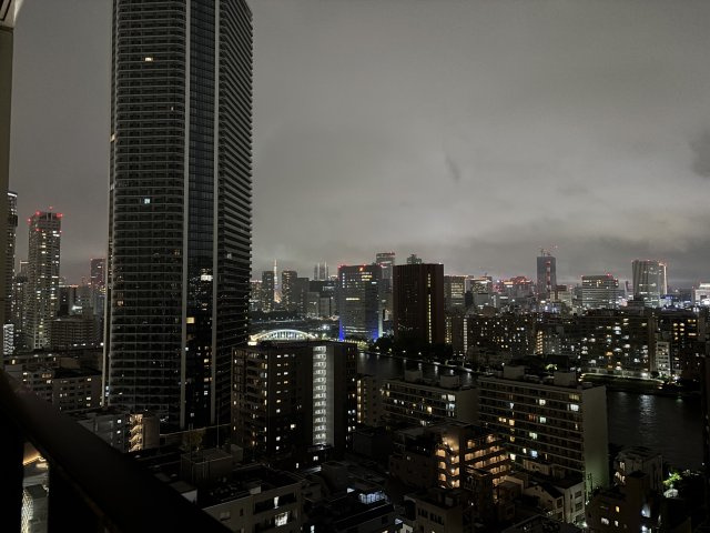 バルコニーからの眺望?（夜）
