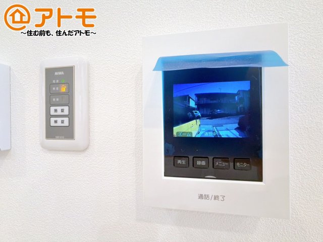 TVモニター付きインターホンは防犯性に優れています！