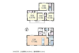 神奈川区菅田町新築戸建の間取り