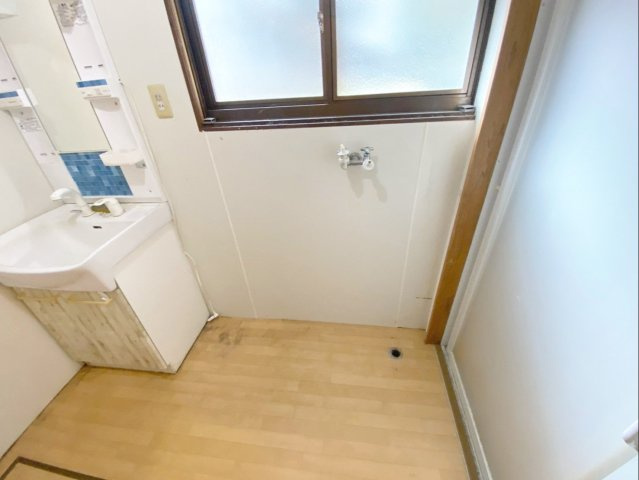 室内洗濯機置き場です！