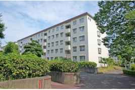 川越グリーンパーク F-2号棟の外観
