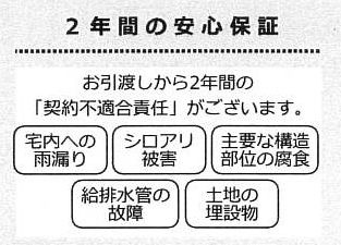 瑕疵保証（不動産会社独自）付