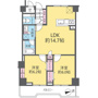 朝日江戸川橋マンションの間取り