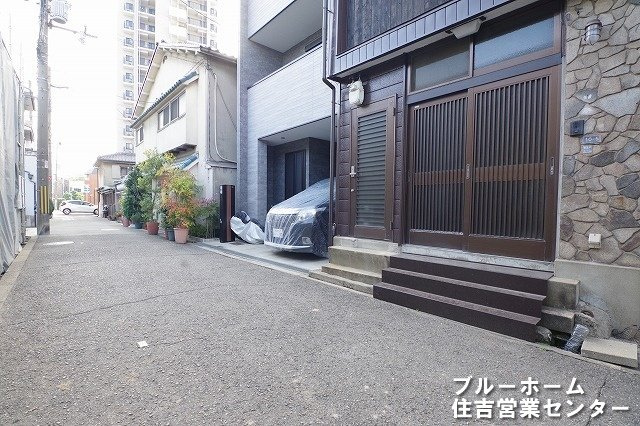 別角度からの前面道路です！