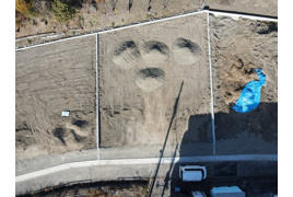 南アルプス市古市場　分譲地の外観