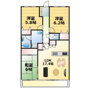 ロフティ天保山公園の間取り