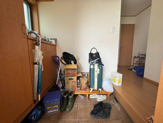 ゆったりとした玄関です