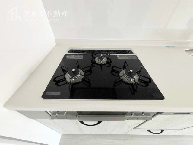 三口コンロです