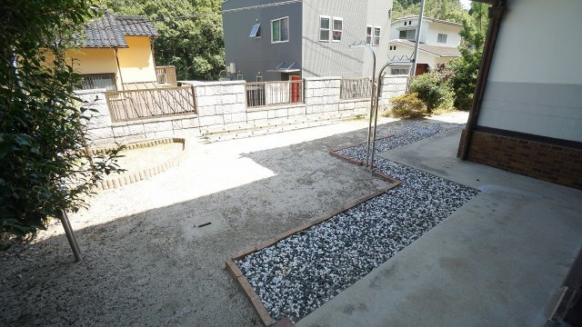 ◎広々お庭でドッグラン、ガーデニングにも活用できます
