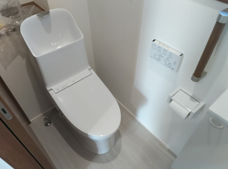 清潔感のあるトイレです。未使用になります。