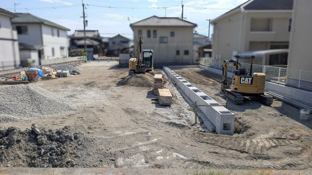 造成中（2026年8月撮影）