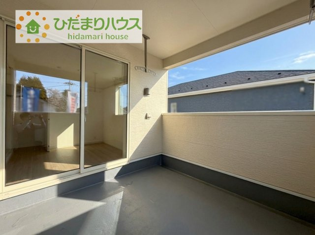 人気が高いインナーバルコニーを採用♪天候を気にせず洗濯物を干せ、紫外線も気にせずに済みます(*^^)v