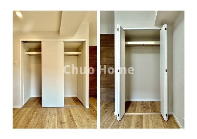 居室にはクローゼットを完備し、自由度の高い家具の配置が叶うシンプルな空間です。お子様の成長と必要になる子供部屋を与えるにはぴったりの間取りですね。