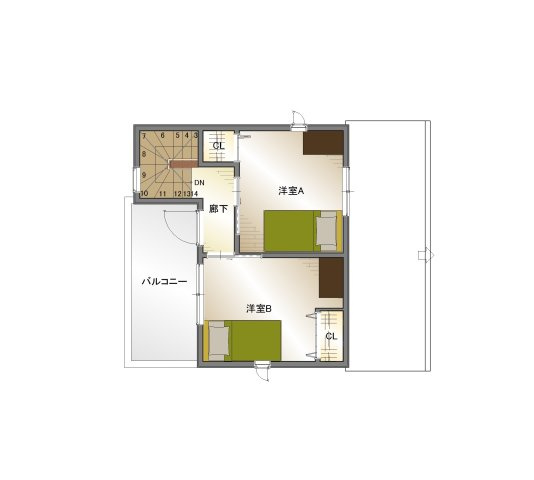 3階平面図
