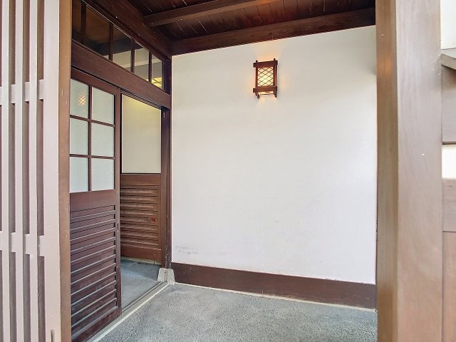 趣のある玄関。