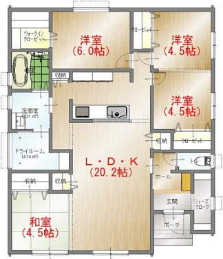 間取り：345000045671