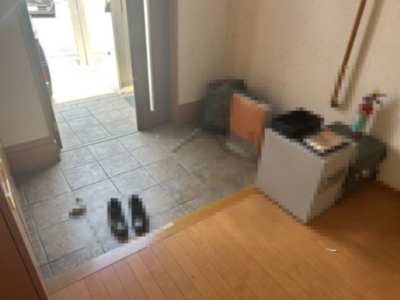 広々とした玄関