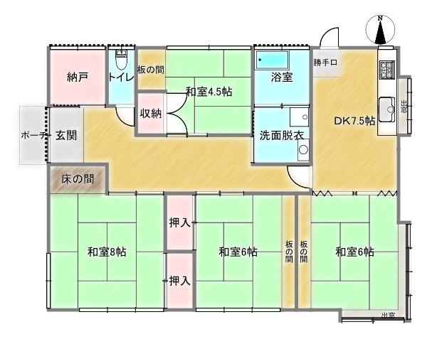 間取り：346000043562