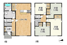 坂之上7丁目戸建て　第36-1号棟の間取り