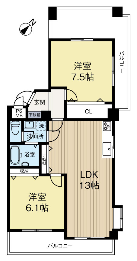 間取り：328000661458