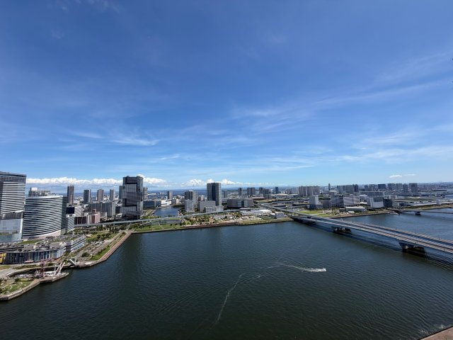 南側バルコニーからの眺望（豊洲、新豊洲方面）