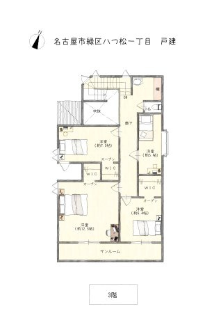 主寝室12.5帖！全居室エアコン設置可能です♪