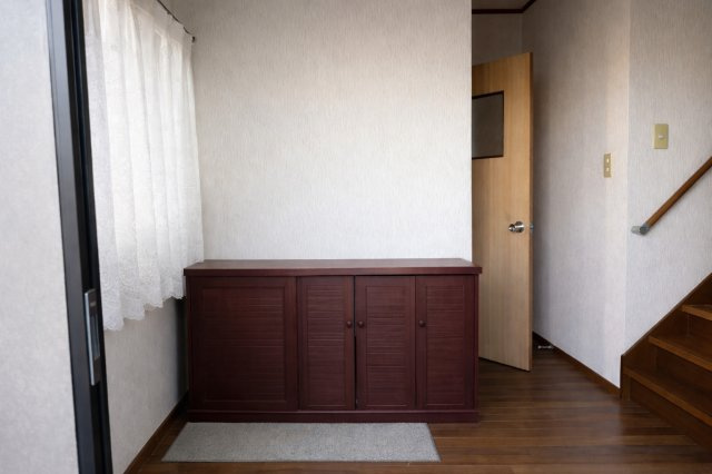 シンプルで使いやすい玄関です
