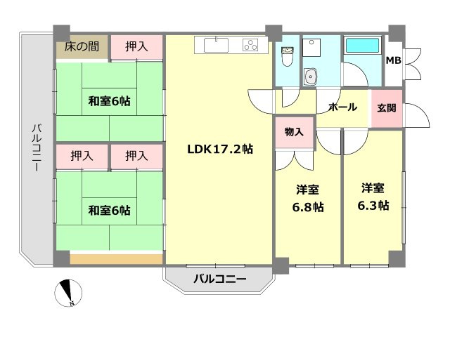 間取り：328000649603