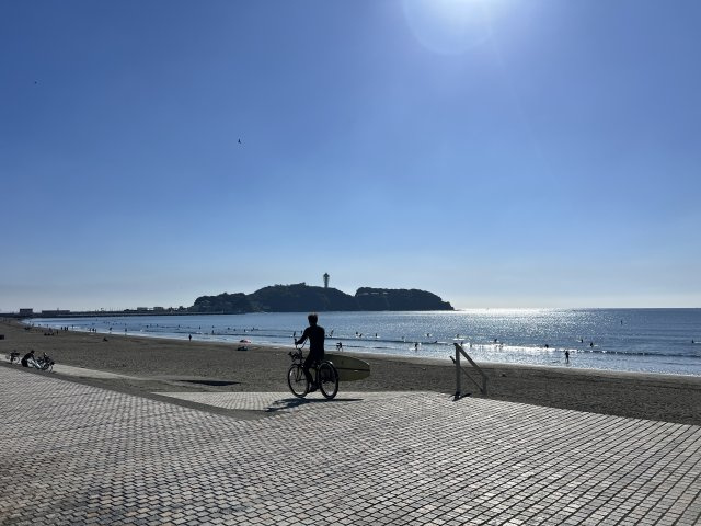 鵠沼海岸まで徒歩8分です