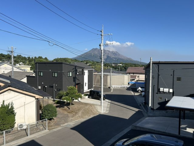 鹿児島のシンボル桜島が見えます♪
