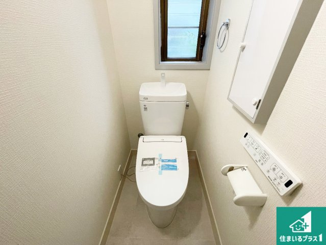 シンプルで落ち着けるトイレ！