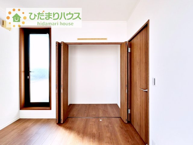 全室にクローゼットが付いていて、お部屋の住空間もスッキリ広々使えそうです♪