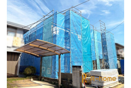 我孫子市若松　新築戸建て　A号棟の外観