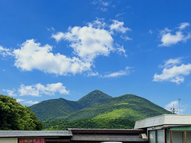 大山が見えます