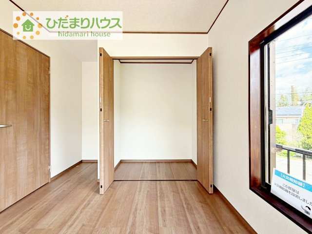 全室にクローゼットが付いていて、お部屋の住空間もスッキリ広々使えそうです(^^)