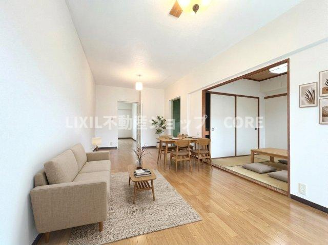 本画像はCGで作成しており、実際に現地に家具は置かれておりません。また、価格に家具は含まれておりません。