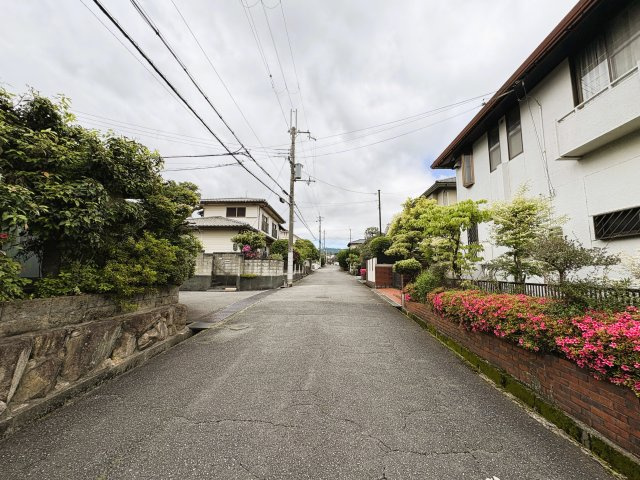 前面道路約6m。車のすれ違いや駐車もスムーズです。