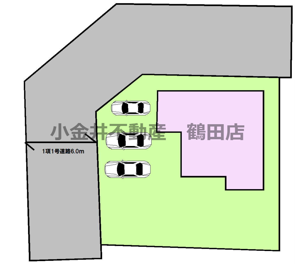 で来客が多い方に嬉しい並列で駐車3台可能