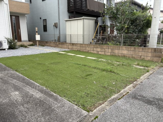 お庭の使い方は色々！お好みでカスタマイズはいかがでしょうか。