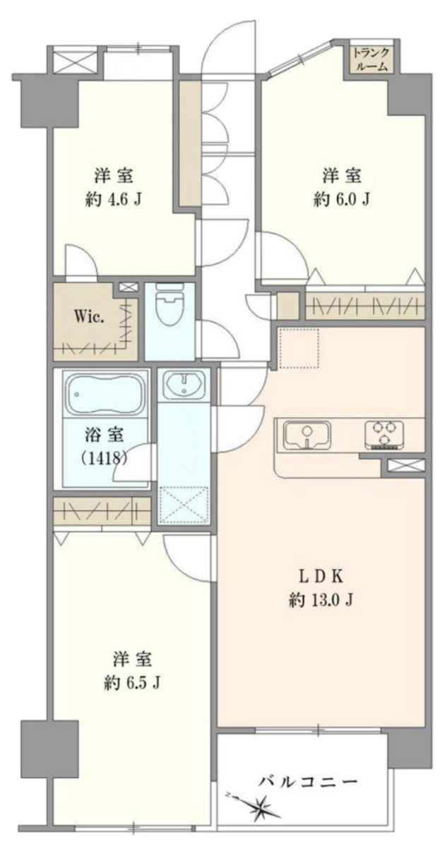 間取り：313004673836