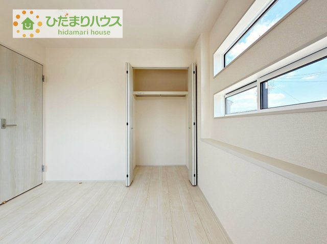全室にクローゼットが付いていて、お部屋の住空間もスッキリ広々使えそうです(^^)
