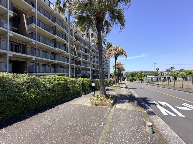 広く歩きやすい整備された歩道
