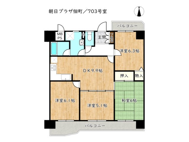 間取り：328000647257