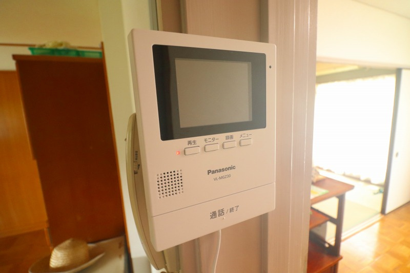 TVモニター付きインターホン完備