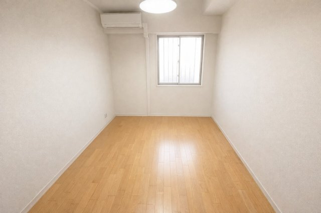 個人の部屋や寝室として使える洋室です。　※AI編集により家具を消したイメージ写真になります。